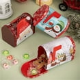 thumbnail image 4 of Miniature Christmas Mailboxes Shaped Tin Decorative Metal Storage Container for Candies and Snacks Holiday Gift Box, 4 of 21