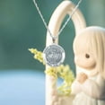 thumbnail image 4 of Picturesongold.Com Saint Bernadette Religious Medal Necklace Pendants Adult-2/3 inch Sterling Silver, 4 of 9