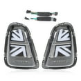 thumbnail image 2 of Feu Arrière Assemblage Frein Lampe, VLAND pour JCW Union Jack Feux Arrière Lentille Claire Remplacement pour R56 R57 2007-2013, 2 of 8