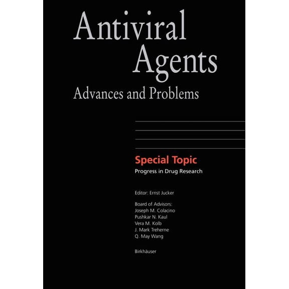 Progress in Drug Research Antiviral Agents: Advances and Problems, Book 2, (Paperback)