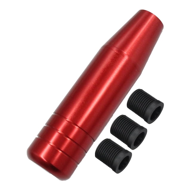 Perilla de palanca de cambios Reemplazo de piezas de aleación de aluminio Perilla de cambio de marchas de automóvil resistente Rojo
