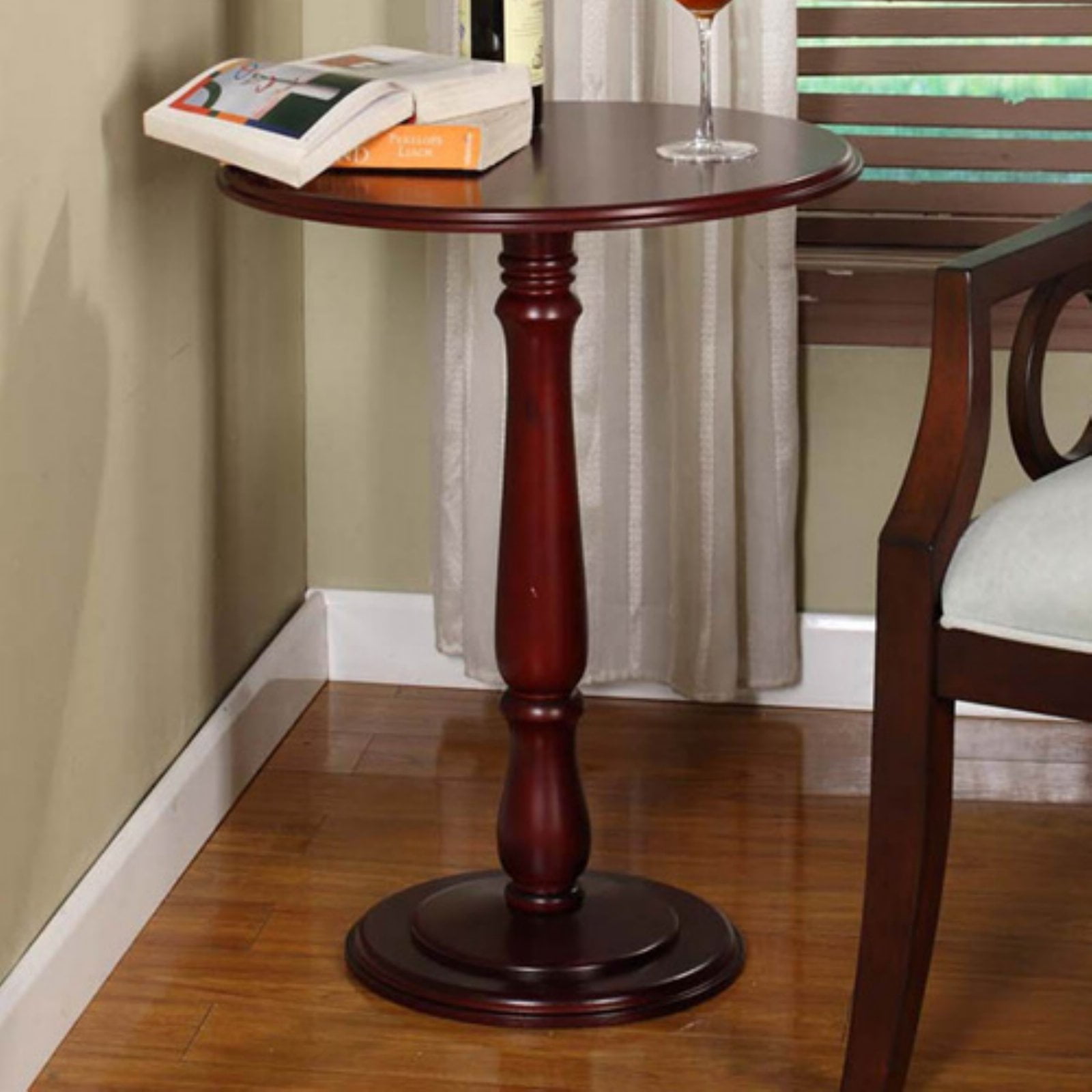 K & B Furniture Plant Stand Cherry by InRoom Designs