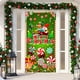 thumbnail image 1 of Adornos navideños Whoville Puerta navideña de ancho de tela de poliéster Decoración navideña y de Año Nuevo Cortina navideña para puerta Decoración navideña 90*200cm Decoraciones de oficina de Grinch, 1 of 3
