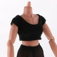 thumbnail image 3 of 1: 6 pantalones de mezclilla y camiseta negra para de acción de , cuerpo de juguetes calientes Hugo Figuras de acción pantalones, 3 of 10