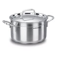 thumbnail image 1 of Cacerola de Cocina con Tapa de Vidrio, Cacerola de Acero Inoxidable, Modelo “Tombik” con Revestimiento Antiadherente, Capacidad 5.5 Litros, Hecha en Turquía, 1 of 2