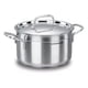 thumbnail image 1 of Cacerola de Cocina con Tapa de Vidrio, Cacerola de Acero Inoxidable, Modelo “Tombik” con Revestimiento Antiadherente, Capacidad 5.5 Litros, Hecha en Turquía, 1 of 2