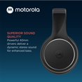 thumbnail image 4 of Motorola Sound - Audifonos Over Ear Inalambricos, MOTOXT220, Color Negro, 4 of 6
