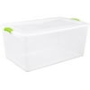 Sterilite 26.25-Gallon (105-Quart) Latch Storage Box, Set of 4