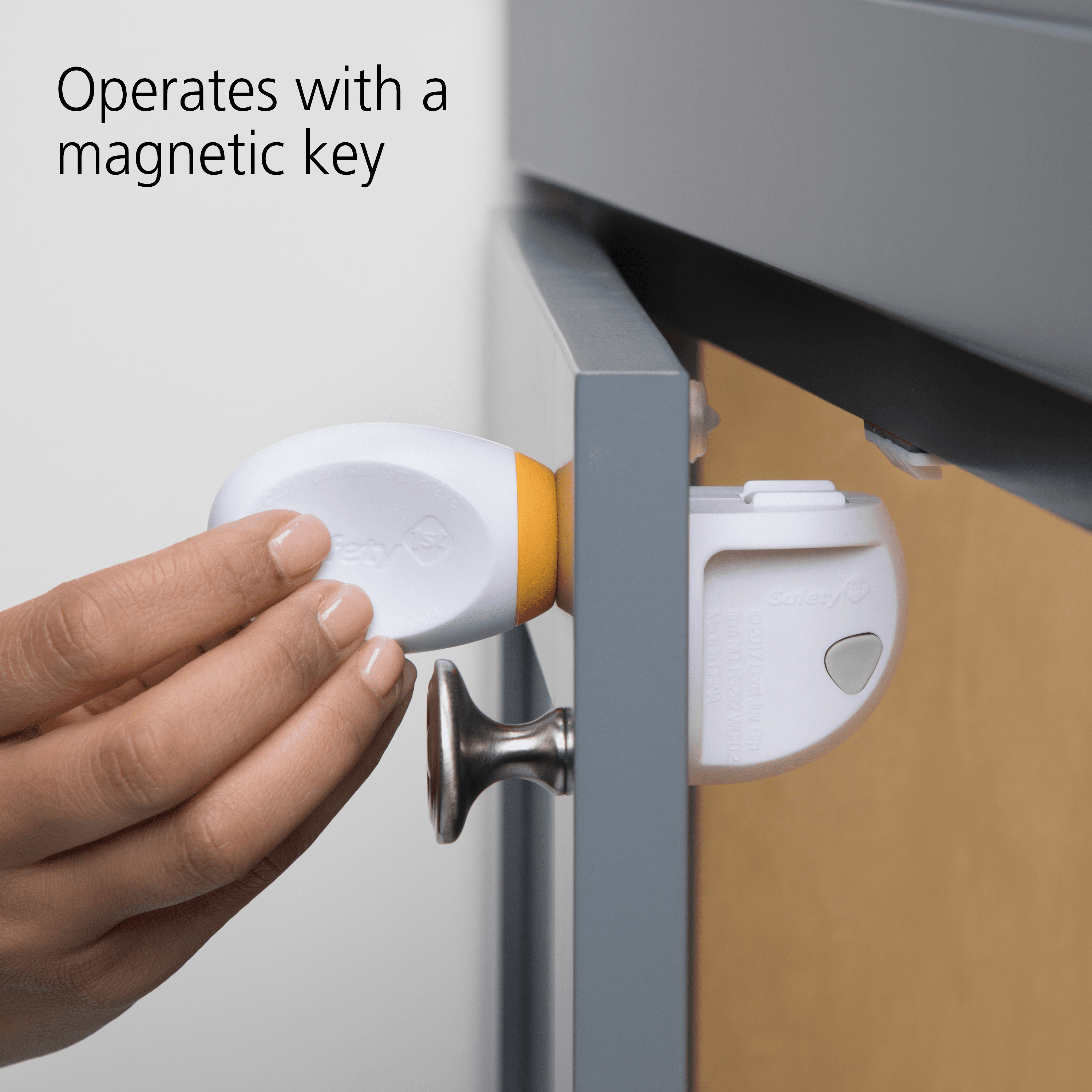 Safety 1st Adhesive Magnetic Lock System 2 Locks And 1 Key