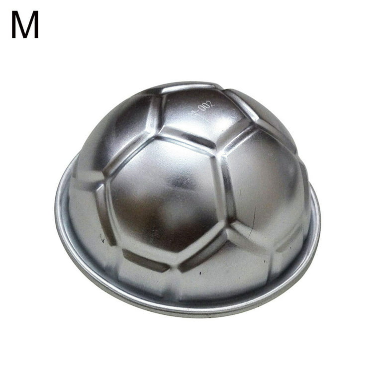 Mini Soccer Ball Cake Pan, Aluminum Cupcake Baking Pans Set of 6, Half —  CHIMIYA