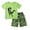 Green, variant on Toddler Boys Summer 2-Piece Outfit Short Sleeve Dinosaur Print Shirts and Shorts Sleepwear Cute Sets Size 18-24 Months ,Green