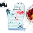 thumbnail image 4 of Flamenco espesante hornear guantes de resistencia a golpes almohadillas para horno microondas estera aislante accesorios de cocina, 4 of 7