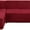 Burgundy, variant on TOPCHANCES 2-Pieces L-Shaped Sectional Sofa Covers, Thicken Velvet Sofa Couch Slipcovers for 3 Seats+3 Seats Corner Couch (Brown)