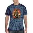 thumbnail image 2 of Wild Bobby, Undead Dark Knight, Pop Culture, Tie-Dye Tees, Spiral Navy, Small, 2 of 3