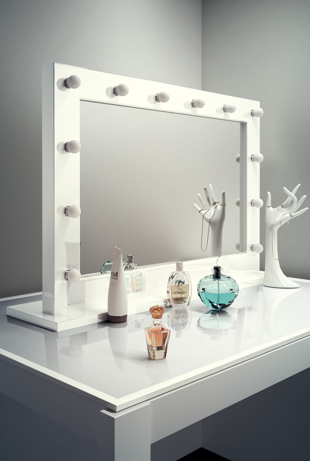 White Gloss Makeup Table Mugeek Vidalondon