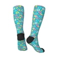 thumbnail image 4 of Balery Donut Printed Novelty Socks Men's Women's Crew Socks Sports Socks Knee High Socks Cotton Socks Quirky and Cool Socks, 4 of 9