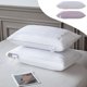 thumbnail image 1 of Núcleo de almohada de trigo sarraceno - soporte firme medio para adultos, inserción de almohada de poliéster gris blanco de 30,7x18,9 pulgadas, transpirable e hipoalergénica, 1 of 6
