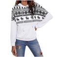 thumbnail image 1 of Moda mujer Navidad Casual manga larga con capucha señoras Tops sudaderas Fridja  fhghd3109, 1 of 6