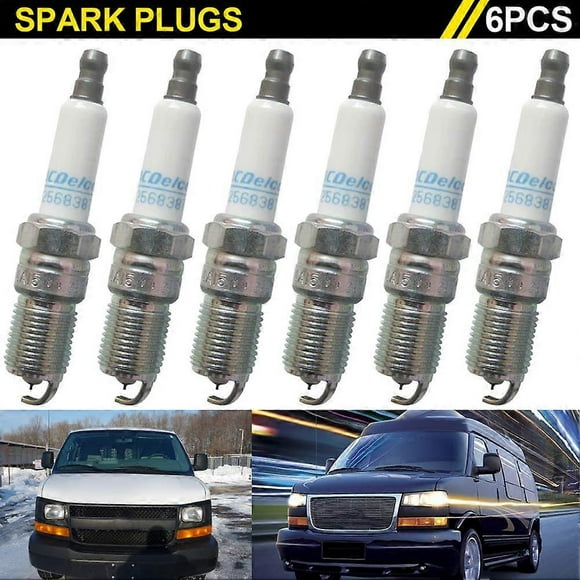 6 Pcs Bougies d'Éclairage en Iridium pour ACDelco 41-101 12568387