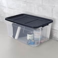 thumbnail image 4 of Sterilite 116 Qt Heavy Duty Box Stackable Storage Bin with Lid, (16 Pack), 4 of 9