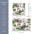 thumbnail image 3 of Cute Otter Swim in Pond Light Switch Cover Electrical Outlet Cover Replaceable Wall Plates 2-Gang, 3 of 8