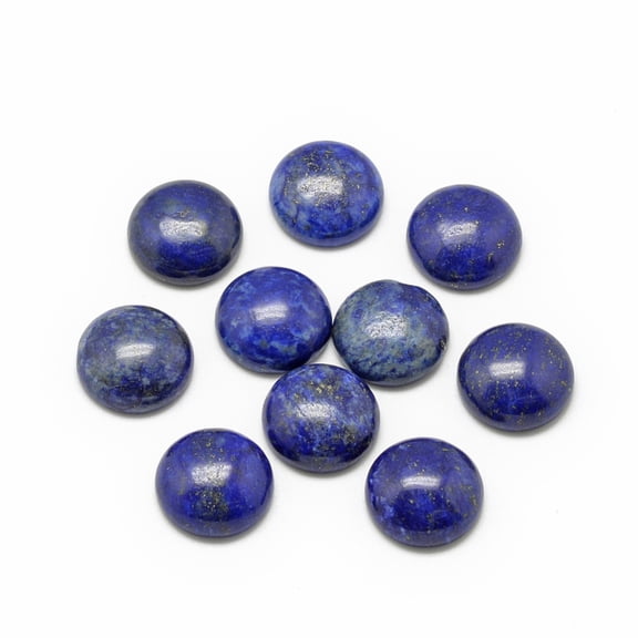Natural Lazuli Cabochons Dyed Half Round/Dome 10x4~5mm