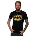 thumbnail image 4 of Batman Mens Spray Logo Cotton T-Shirt, 4 of 7