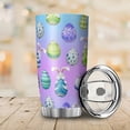 thumbnail image 2 of Happy Easter Stainless Steel Tumblers Colorful Eggshell Printing Mug Keep Temperature Ligtweight Cup Unique Gift For Family Friends During The Festival, 2 of 5
