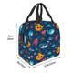 thumbnail image 3 of Disketp Ocean Floor Animals for Insulated Lunch Bag for Women and Men, Perfect for Work, Hiking, Picnic, 3 of 8