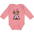 thumbnail image 3 of Inktastic Love Bug Yorkie Boys or Girls Long Sleeve Baby Bodysuit, 3 of 5