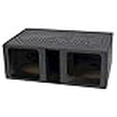 thumbnail image 2 of QPower QBOMB12VLSQ Dual 12 Inch XL Vented Side Ported Speaker Square Box, 2 of 4