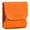 Orange, variant on Small Leather Wallet for Women Pebbled Minimalist Purse for Men with Credit Card Holder and Coin Pocket Soft Genuine Leather, Fuchsia