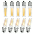 thumbnail image 3 of Led Tube Light, Warm White LED Light Bulbs, 10Pcs E17 Bulb Led Filament Bulb For Ceiling Fan Lamp,Cabinet Lamp Chandelier Ceiling Lamp Table Lamp, 3 of 8