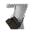 thumbnail image 4 of Bolsa tote Steve Madden color café oscuro piel 100%, con asa desmontable y monedero pequeño incluido, 2 compartimentos internos, 4 of 5