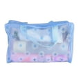 thumbnail image 2 of Zhaomeidaxi Portable Waterproof Cosmetic Bags PVC Transparent Zippered Toiletry Bag with Handle Strap Portable Clear Makeup Bag Pouch for Bathroom, Vacation and Organizing, 2 of 4