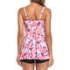 thumbnail image 4 of Traje de baño de dos piezas para mujer Trajes de baño acampanados con estampado Trajes de baño, 4 of 8