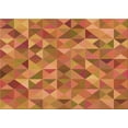 thumbnail image 1 of Ahgly Company Machine Washable Indoor Rectangle Transitional Grapefruit Red Area Rugs, 5' x 7', 1 of 7