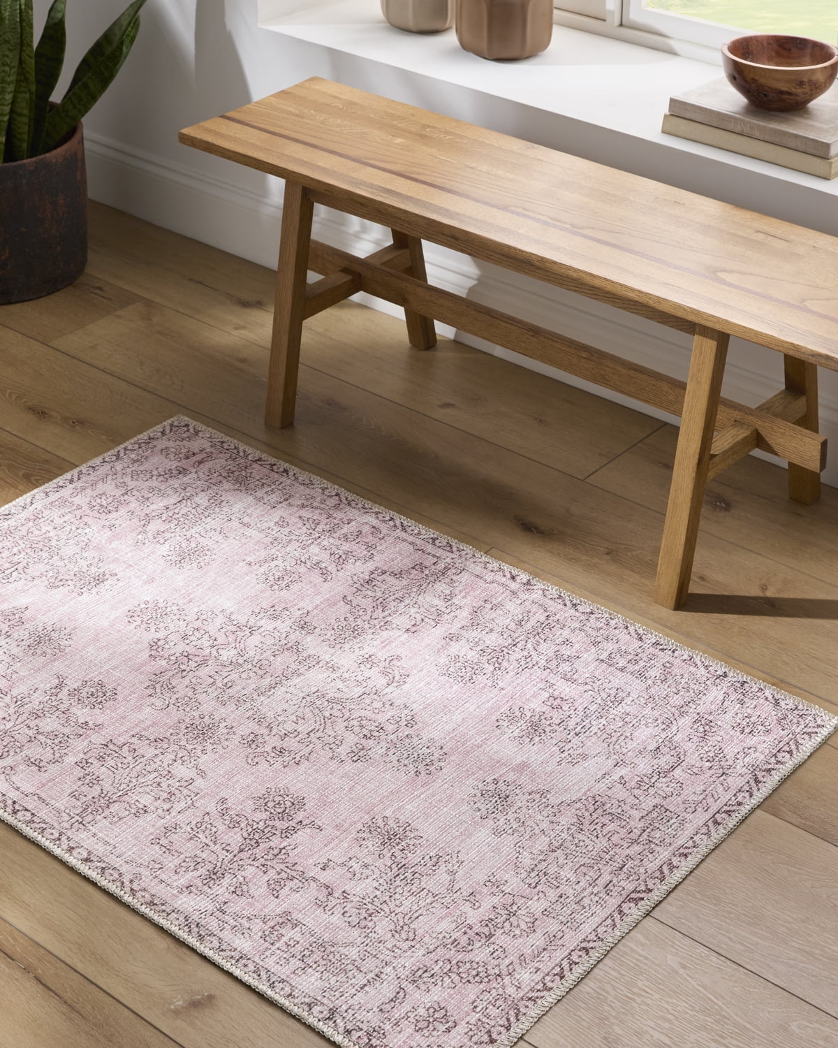 My Texas House Back to Campus Piper 2 ft 7 in x 4 ft Washable Area Rug