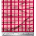 thumbnail image 1 of Soimoi Cotton Cambric Fabric Check Check Printed Craft Fabric by the Yard 56 Inch Wide, 1 of 5