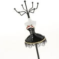 thumbnail image 3 of Jewelry Display Stand Rack Holder Shelf Resin Female Model Decor Black, 3 of 8