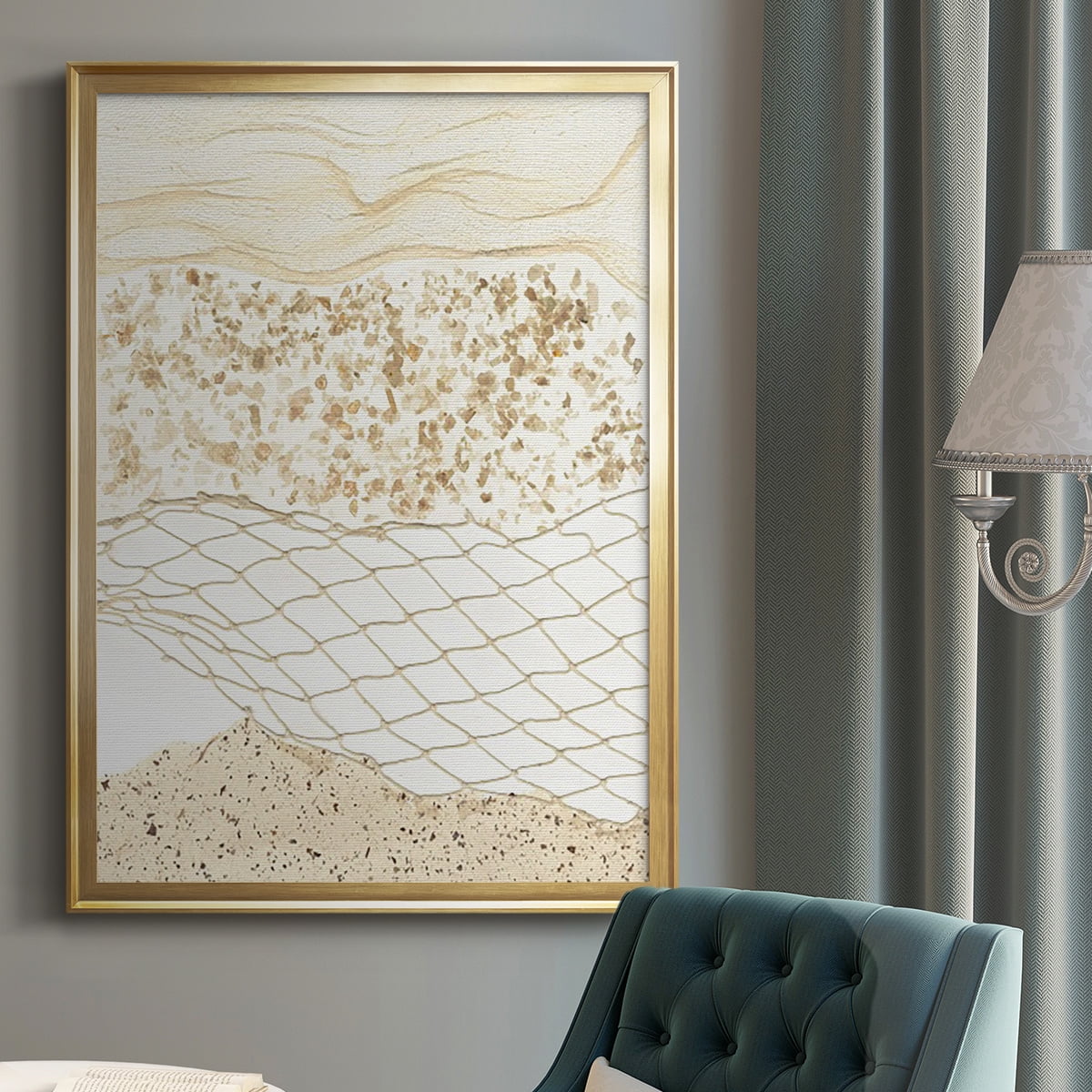 Coast Away I Premium Framed Print, in Gold, Black, or Silver - Ready to Hang