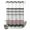 Grey Pink, variant on No Hook Shower Curtain, Grey Stripes Abstract Shower Curtains for Bathroom with See Through Top Window, Geometric Spring Flowers Country Waterproof & Washable Bath Curtain Stand Up Stall 36"x72"