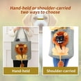 thumbnail image 3 of Pet Canvas Shoulder Carrying Bag,Cute Lion-Shaped Pet Canvas Shoulder Bag Cat Carrier,Portable Cats Small Pet Canvas Tote Chest Bag,Pet Carrier Pet Supplies, 3 of 4