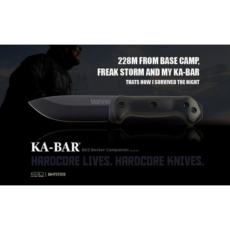 KA-BAR Becker Campanion Knife, Fixed 5.5 KA-BAR Becker Campanion Knife, Fixed 5.5