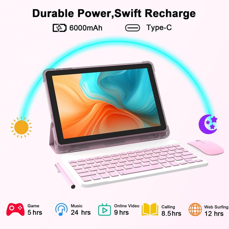 CUPEISI Android 15 Tablet 10 Inch, 20GB RAM+128GB ROM/2TB