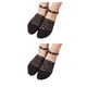 thumbnail image 1 of Jumpingount 1 par de calcetines de encaje para niñas, calcetines cortos de perlas para banquetes, senderismo, señoras, calcetería de verano y Negro 2piezas, 1 of 6