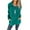 Green, variant on Women's Overcoat Loose Button Down Outerwear Coat Casual Long-Sleeve Jacket for Fall and Winter Brown 2XL