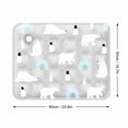 thumbnail image 4 of Pet Cooling Mat, Green Pet Cooling Mat for Dogs, Pet Cooling Mat for Cats, Rabbit Cooling Mat, 16X12 Inch Printed Pink Cartoon Comforting Cooling Gel Pad, Portable Non-Slip, 4 of 9