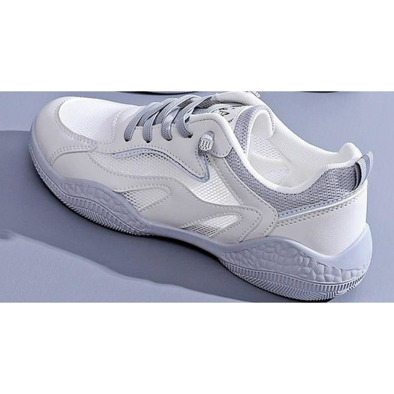 White Cheer Shoes for Women Breathable Cheerleading Shoes Light