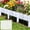 White, variant on Modular Garden Fence, Plastic Outdoor Railings, Sturdy Horticultural Fencing for Front Yard Flower Bed Vegetable Garden Decorative Barrier